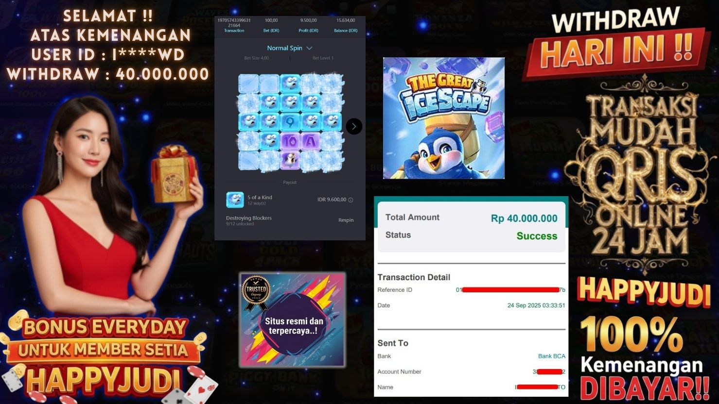 HAPPYJUDI JACKPOT SLOT THE GREAT ICESCAPE